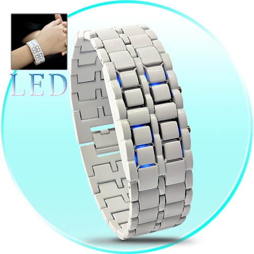 Blue LED Faceless Watch